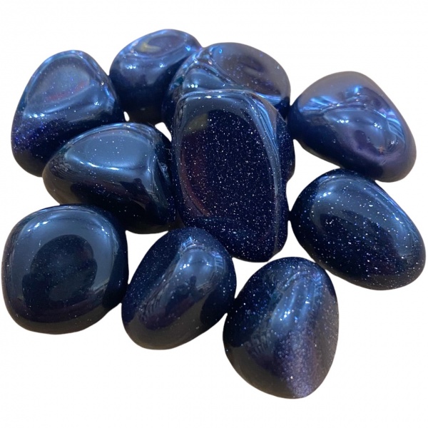 Goldstone - Blue - Tumblestone